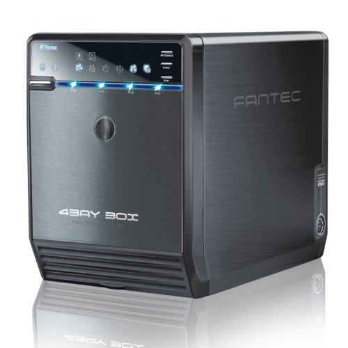 Fantec Externes Festplattengeh&auml;use (4x 8,9 cm (3,5 Zoll), SATA) schwarz