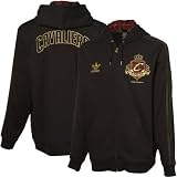 NBA adidas Cleveland Cavaliers Black The Association Full Zip Hoodie Sweatshirt (X-Large) Amazon.com
