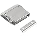 Stainless Steel 304 Spring Loaded Draw Latch, Polished Finish, Non Locking, 1 37/64" Length (Pack of 1)