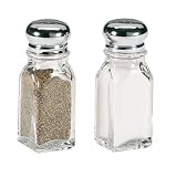Salt and Pepper Shakers, Nostalgia, Mushroom, Chrome Top, 2 oz., 12 per case, 12/CS