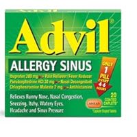 Advil Allergy Sinus Relief Caplets - 20 ea