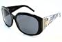 GUCCI GG 3077/S Sunglasses 3077S Shiny Black/White A7NBN Shades