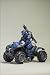 Halo Reach McFarlane Toys Deluxe Vehicle with Action Figure Boxed Set Rocket Race Multiplayer Blue Mongoose with Blue Spartan EOD Custom_s-1