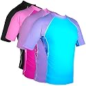 Women's UV Sun Protective, UPF 50+ Short Sleeve Rashguards