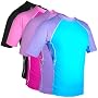 Women's UV Sun Protective, UPF 50+ Short Sleeve Rashguards
