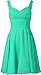 ANTS Women's Elegant V-Neck Chiffon Bridesmaid Dresses Short Cocktail Party Dress