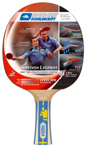 Donic-Schildkr&ouml;t Donic Schildkr&ouml;t Tischtennis-Schl&auml;ger Swedish Legends 600