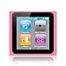 iPod Nano 6th Generation skin case for iPod Nano 6th Generation, 6th Gen, 6G compatible with 8GB / 16GB + MiniSuit Microfiber Key Chain (Pink)