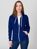 American Apparel Unisex Salt and Pepper Zip Hoody