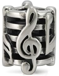 Sterling Silver Music Ohm Bead Charm ahh019