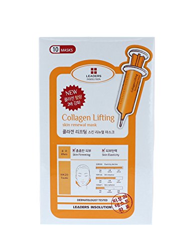 Leaders Insolution Collagen lifting Skin Renewal Mask 10pc 1box