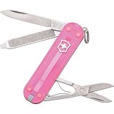 Victorinox Swiss Army Classic SD Pocket Knife, Translucent Pink