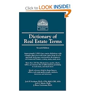 Amazon.com: Dictionary of Real Estate Terms (Barron's Business Guides ...