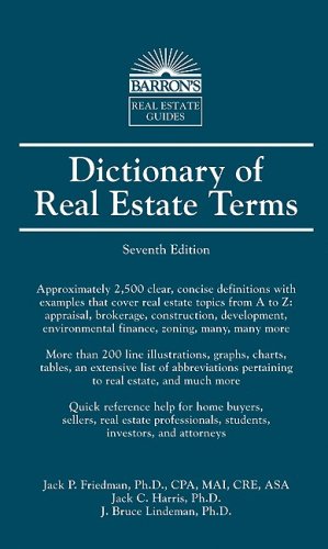 Dictionary of Real Estate Terms (Barron's Business Dictionaries)