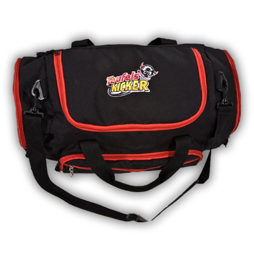 Teufelskicker Kinder Sporttasche, schwarz, 60x26x40 cm