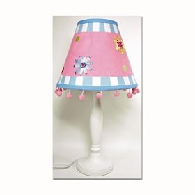 Pink Daisy Flower Table Lamp Accent Light Girl Kids Bedroom