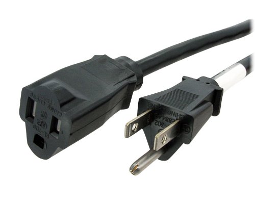 25 feet extension serial cable-StarTech.com PAC1016 6 feet Power Cord Extension - NEMA 5-15R to NEMA 5-15P Images