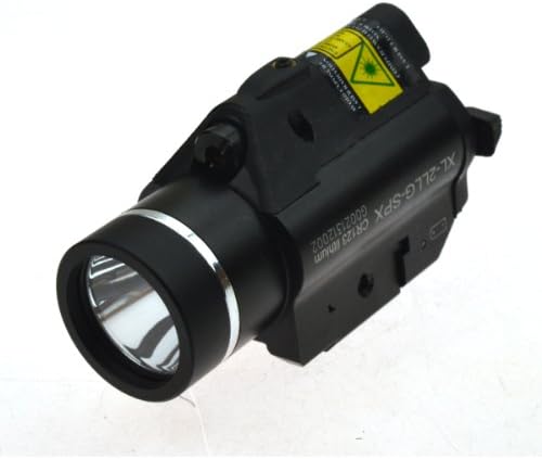 HswksTech Tactical LED light + subzero green laser sight combo,police gun torch LED Rail Mounted Tactical Light with Green Laser