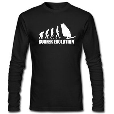 SURFER EVOLUTION -Herren Langarm Longsleeve T-Shirt