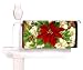 Evergreen Red Poinsettia Noel Magnetic Mailbox Cover