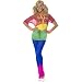 80er Jahre Kost�m Kleid Aerobic Popstar Stirnband f�r Damen Damenkost�m Gr. S / 36 - 38