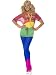 80er Jahre Kostüm Kleid Aerobic Popstar Stirnband für Damen Damenkostüm Gr. S / 36 - 38