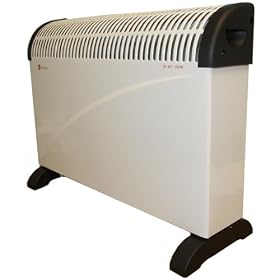 2kw Convector Heater with TURBO Fan for Instant heat + 24hr Timer + Thermostat - Choice of 3 Heat Settings + Turbo Fan Can Be Used On Hot Days To Blast Cool Air