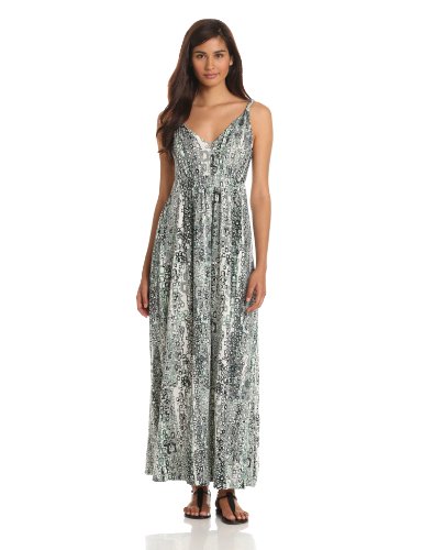 Aventura Women's Malia Print Maxi Dress, Castle Rock, Medium