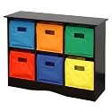 Furniture online: RiverRidge Kids 6 Bin Storage Cabinet, Espresso