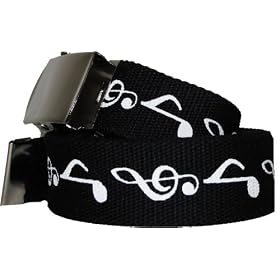Musical Note Unisex Web Belt