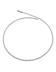 CleverEves 14Kt White Gold Textured Link 2.9mm Bracelet