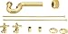 Bathroom Faucets Chrome Brass
Belle Foret BFNLS01PB Lavatory Angle Supply Kit, Polished Brass