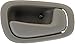 Dorman 79503 Interior Door Handle Compatible with Select Toyota Models, Gray; Textured, Black