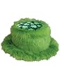 St. Patricks Day Irish Pimp Shamrock Furry Bucket Hat