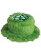 St. Patricks Day Irish Pimp Shamrock Furry Bucket Hat