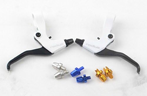 Outdoor Manager Al Aluminum Bicycle Lever Mountain Bike Road Bike Cycle Aluminum Brake Lever One Pair Silver&amp;Black