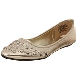 Wanted Shoes Little Kid/Big Kid Comet Ballet Skimmer,Gold,2.5 M US Little Kid