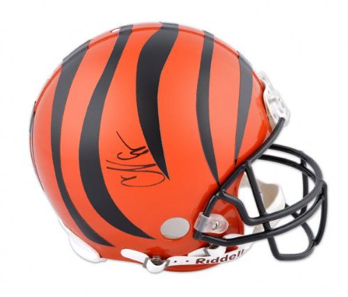 Chad Johnson Autographed Pro-Line Helmet | Details: Cincinnati Bengals, Authentic Riddell Helmet
