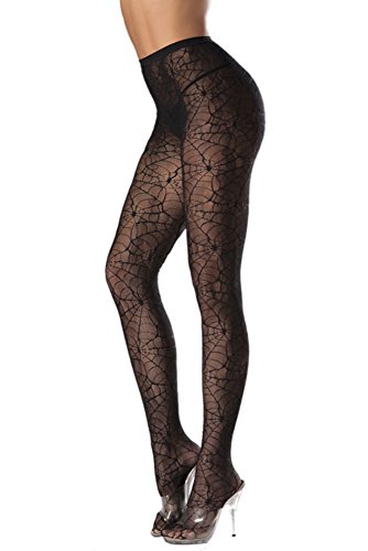 Costume Adventure Women's Queen Plus Size Spiderweb Pantyhose Halloween Tights