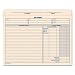 TOPS 3440 TOPS Jacket Style Job Folders, Straight Cut, Indexed, Top Tab, Ltr, MLA, 20/Pk