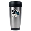 San Jose Sharks Stainless Steel Travel Tumbler -Primary Logo NHL Hockey