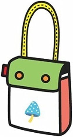 3D Creative Funny Cartoon two dimensional space Comic school bag Oxford School bags Single Crossbody , c