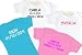 Bild: Babybody mit Namen und Datum bestickt kurzarm / 3 Farben / Body f�r Babys 0 - 18 Monate / Geschenk zur Geburt
