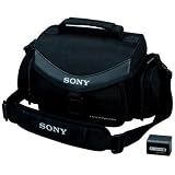 Sony ACCFH70 Accessory Kit w/NPFH70 Battery & LCS-VA30 Case for most Sony Camcorders