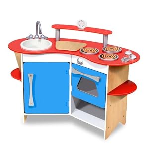 Melissa & Doug  Melissa & Doug Cook's Corner Wooden Kitchen 