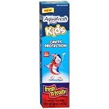 Aquafresh Kids Cavity Protection Toothpaste, Fresh & Fruity, 4.6 oz (Pack of 6)