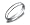 Men's 14k White Gold 4mm Comfort Fit Milgrain Wedding Band Ring, Size 8