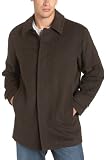 Marc New York Men's Wool Twill 4-Button Front Walking Coat