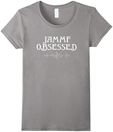 Women's JAMMF Obsessed Jamie T-shirt Fraser Clan Scotland Outlandish XL Slate
