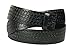 Belt for Buckles 100% Top Grain One Piece Leather Basket Weave Belt, Made in USA